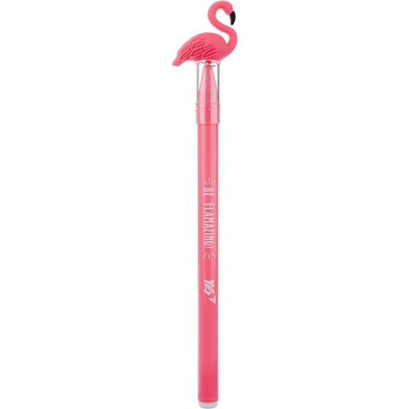 Ручка масляная YES «Caribbean flamingo» 0,7 мм, синяя (411997) [5056137178070]