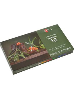 Пастель сухая худож. "Santi" 12 цв. (353272) [5056137196203]
