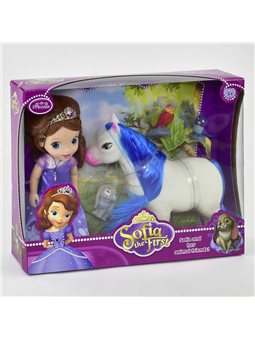 Лялька Принцеса з конячкою ZT 8820 (18) з вихованцями, в коробці [6981572430102]