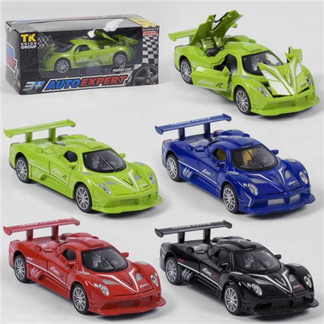 Машина металлическая 73246 W (96/2) "Auto Expert", 4 цвета, инерция, свет, звук, открываются двери, в коробке [6975078091806]