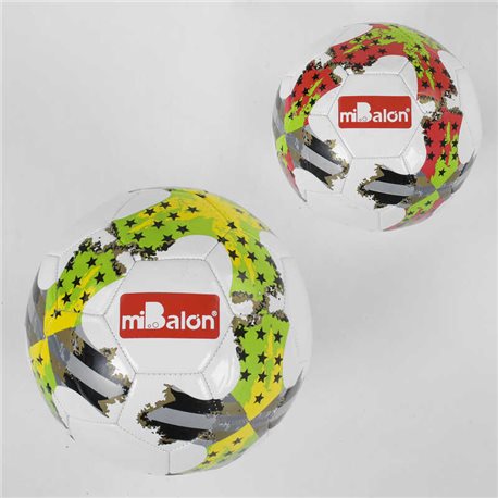 Мяч футбольный С 40062 (50) размер №5, 2 цвета, материал TPU, 380 грамм, баллон резиновый [6900067400628]