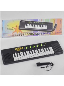 Пианино ХН 322 А (72/2) на батарейке, с микрофоном, 32 клавиша, мелодии, в коробке [6970021290190]