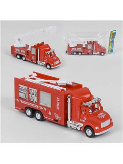 Пожарная машина 663-1 (168/2) 3 вида, инерция, 1шт в кульке [6990488110275]
