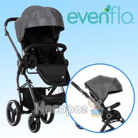 Универсальная детская коляска Evenflo Vesse серая E008GR