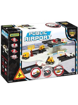 Автомобільний трек Wader Play Tracks City Аеропорт (53550) (5900694535503)
