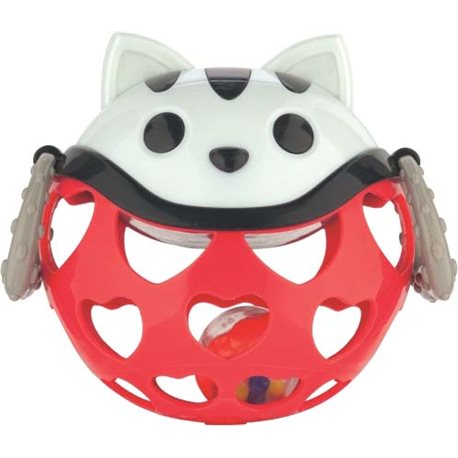 Погремушка-игрушка интерактивная Canpol babies Котик Красный (79 / 101_red) (5903407791012)