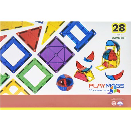 Конструктор Playmags магнитный набор 28 ел. PM164