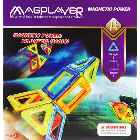 Дитячий конструктор MagPlayer 14 од. (MPB-14)