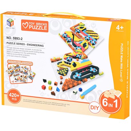Пазл Same Toy Мозаика Colour ful designs 420 ел. 5993-2Ut