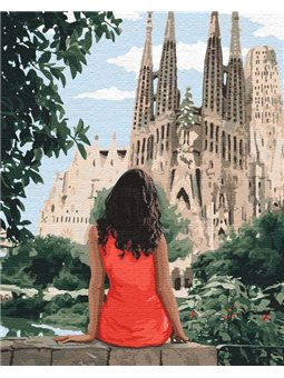 Картины по номерам - Путешествуя Барселоной (КНО4746)