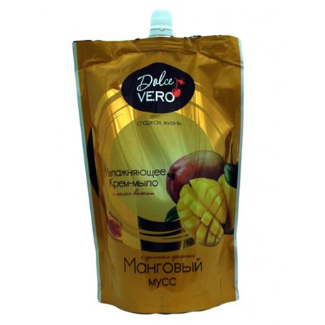 Жидкое крем-мыло Dolce Vero с ароматом «Манговый мусс» дой-пак 500 мл (4820091143563)