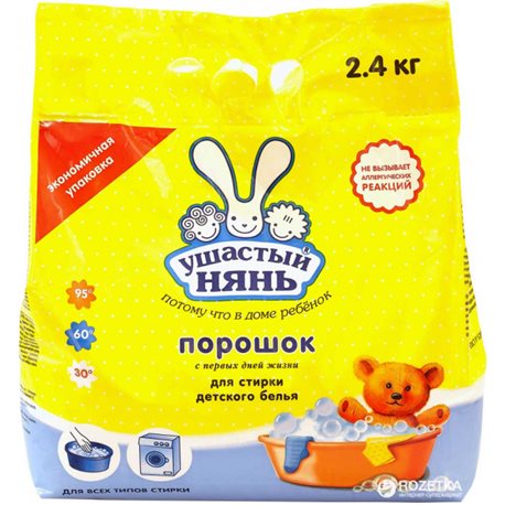 Пральний порошок Вухатий нянь Дитяче 2.4 кг (4820026412863)