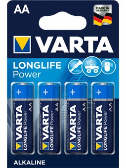 Батарейка Varta Longlife Power AA BLI 4 Alkaline (04906121414) (4008496559435)