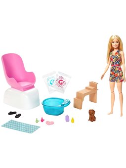 Игровой набор "Маникюрный салон" Barbie (GHN07) [887961797565]