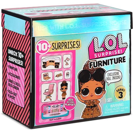 Ігровий набір з лялькою L.O.L. Surprise! серії Furniture "S2 - Кабінет Леді-Бос" (570042) [ОКР086119]