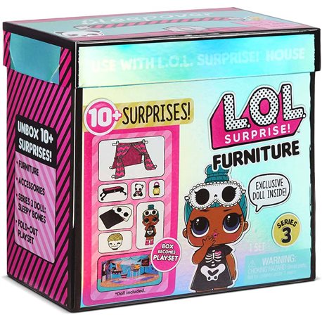 Ігровий набір з лялькою L.O.L. Surprise! серії Furniture "S2 - Кімната Леді-сплюшки" (570035) [П0000323900]