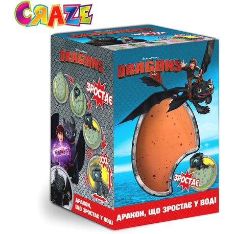Растущая игрушка в яйце - DreamWorks Dragons (13328) [П0000323885]