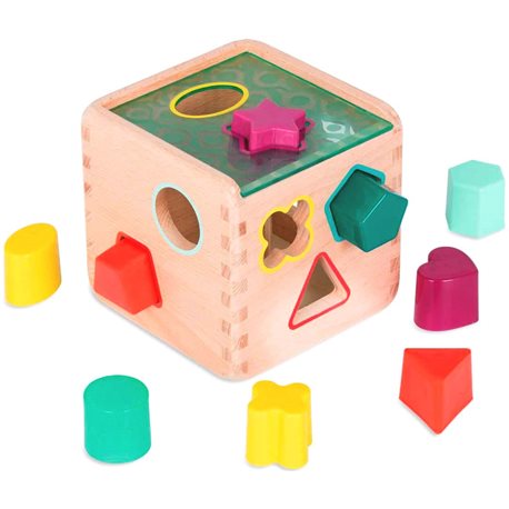 Развивающая деревянная игрушка-сортер - Волшебный куб (BX1763Z) [П0000331229]