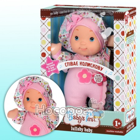 Кукла Baby's First Lullaby Baby Колыбельная розовая