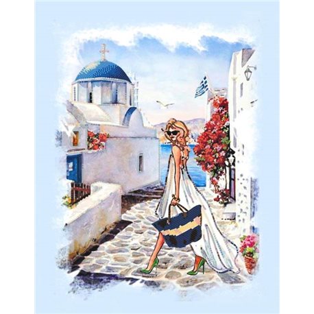 Вышивка бисером - Греческие каникулы (ВБ1042)