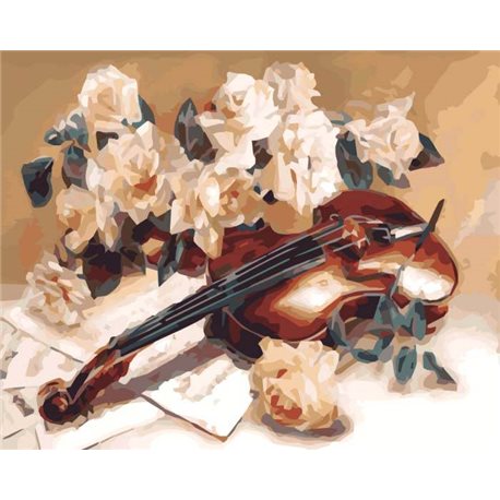 Картина по номерам - Мелодия скрипки (КНО5500)