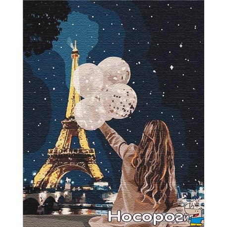 Картины по номерам "Незабываемый вечер в Париже" Идейка (КНО4763)