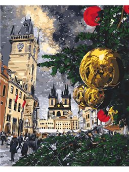 Картина по номерам "Рождественские каникулы" Идейка (КНО3562)