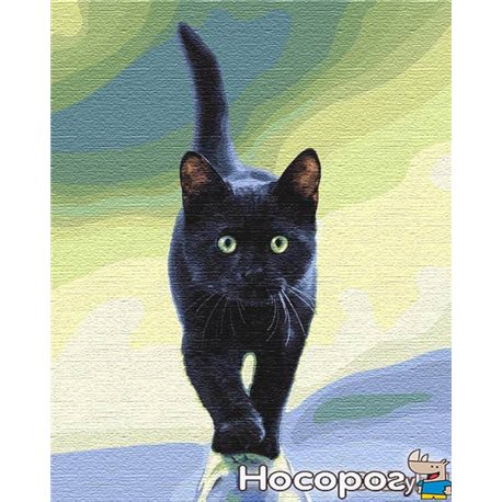 Картина за номерами "Котяча грація" Ідейка (КНО4206)