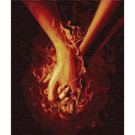 Картина за номерами "Вогонь між нами 3" Ідейка (КНО4777)