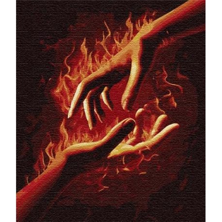 Картина по номерам "Огонь между нами 1" Идейка (КНО4775)