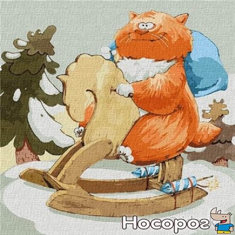 Картина по номерам "Зимние развлечения" Идейка (КНО2363)