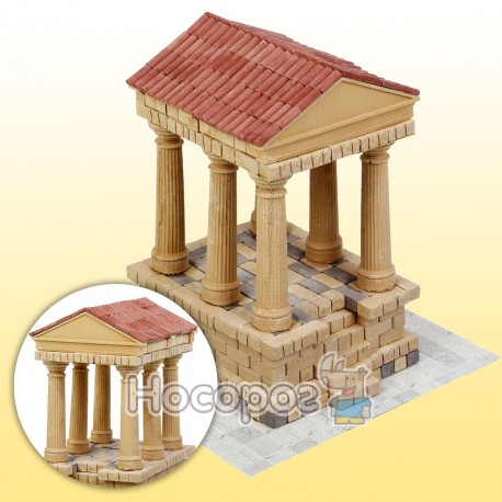 Игрушка-конструктор с мини-кирпичиков Римский храм 70576