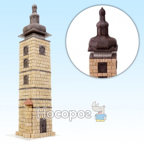 Игрушка-конструктор с мини-кирпичиков Черная башня Чехия 70378