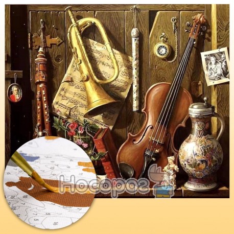 Картина по номерам Музыкальные инструменты EOTG6115_O