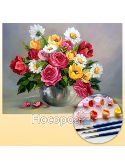 Картина по номерам Цветы в вазе Y5305_O