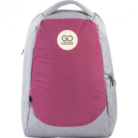 Рюкзак для города GoPack Сity серый/розовый (GO21-169L-1)