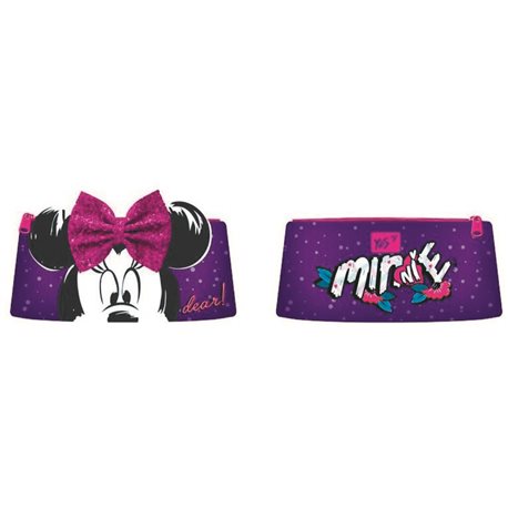 Пенал м`яких YES TO-01 "Minnie Mouse", фіолетовий 533006