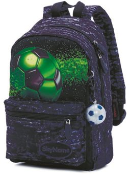 Дитячий рюкзак для дошкільнят сірий Футбол Winner One / Sky Name для хлопчиків в садок 1105