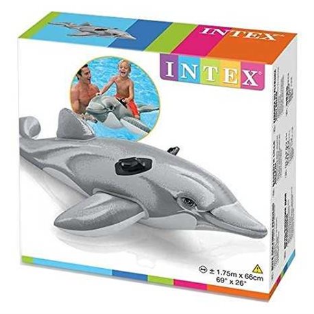 Intex Детский надувной плотик 58535 NP (6) "Дельфин" 