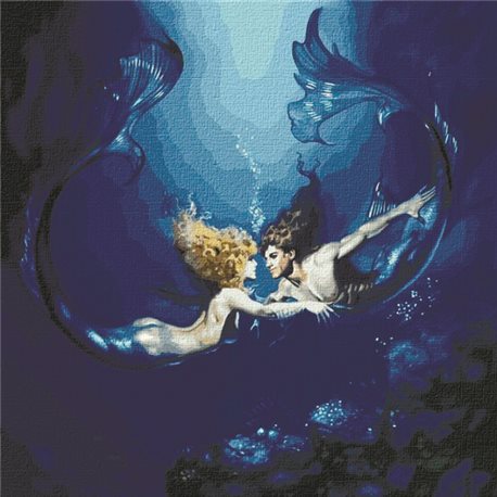 Картины по номерам "Подводная любовь" Идейка (КН9526)