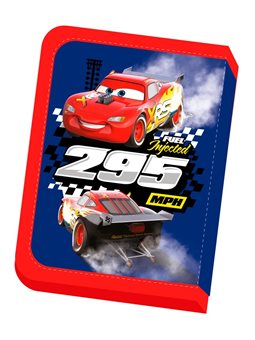 Пенал ткан., 1 від.2 відв Disney CARS, 21*13,5,*4см., Leader 930524