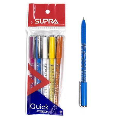 Ручка масляная SUPRA QUICK синяя (5/250/3000)