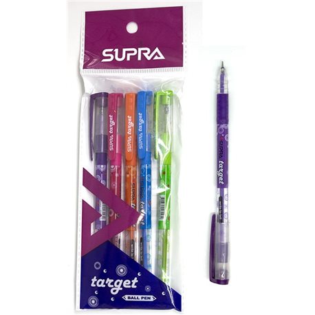 Ручка масляная SUPRA TARGET синяя (5/250/3000)