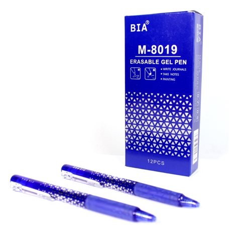 Ручка гелева CY-8019, BIA 0,7мм, пиши-стирай, автомат, Імп (12)