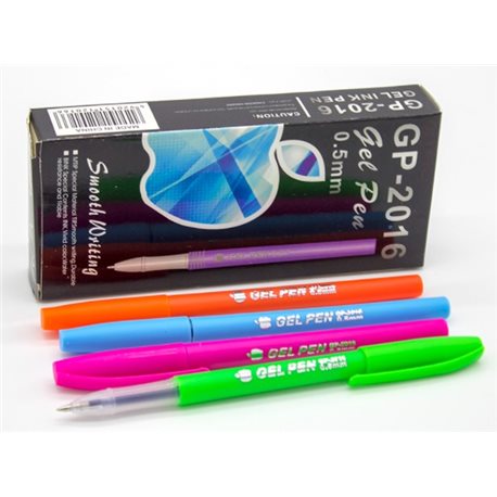 Ручка гелева, 0,5мм, синя, Арт. GP-2016, Імп 024772