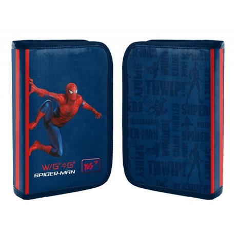 Пенал твердый YES одинарный с клапаном HP-03 "Marvel.Spider-Man", синий 533062