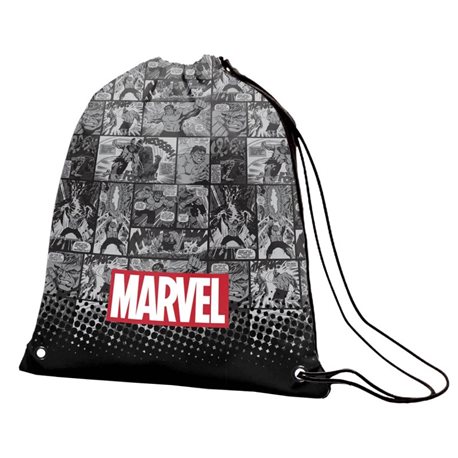 Сумка для обуви YES SB-10 "Marvel / Avengers", черный / серый 558756