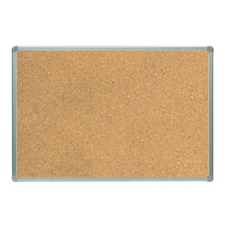 Доска пробковая в алюминиевой рамке, сзади картонная основа 60 * 45см 3008