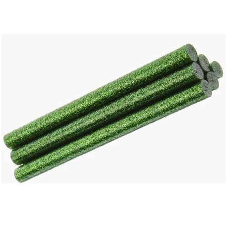 Клей для термопістолетів кольоровий з глітером 0,7 -30 Зелений 1204