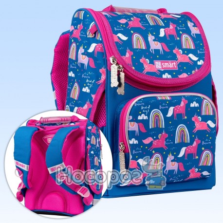Рюкзак школьный каркасный SMART PG-11 Unicorn 556575